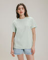 Playera Oversize Manga Corta,AZUL PASTEL